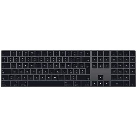Tastiera Apple Magic Keyboard con Touch ID e tastierino numerico per Mac con chip Apple - Italiano - Tasti neri