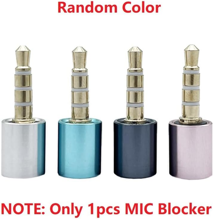 1 Blocco Audio per Microfono da 3,5 mm per Tappi Auricolari, Protezione per Microfono e Protezione della Privacy per Laptop, Tablet, Smartphone