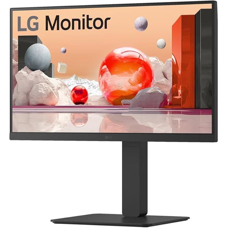 LG 24BA650B Monitor 24 Inch Display for Work and Study