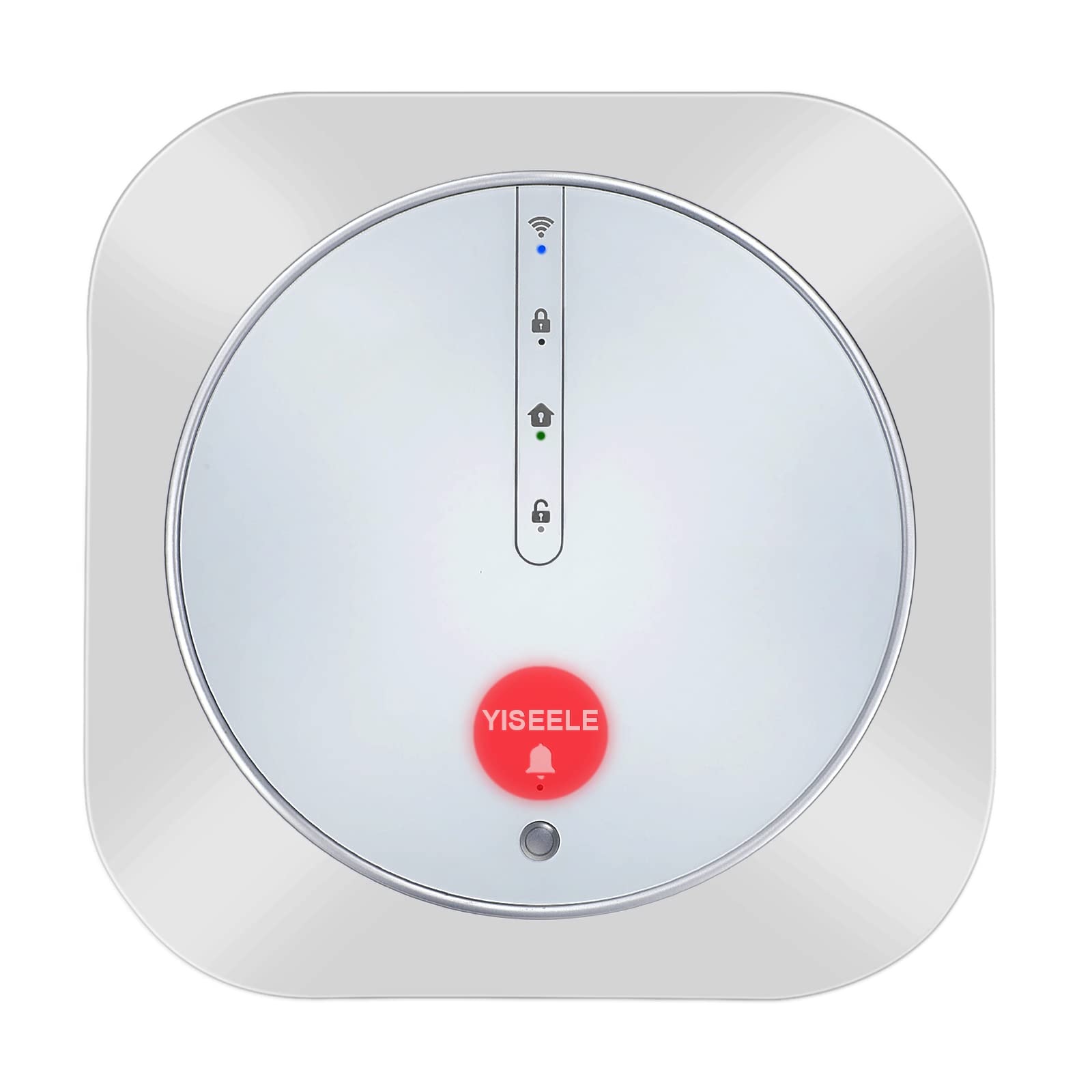 YISEELE Allarme Casa Senza Fili: Antifurto casa connettività 5 GHz Wi-Fi - Incluso 1 Sirena 125DB - 1 Pet Immunity PIR - 10 Sensori Porta/Finestra - 2 Telecomandi - 1 Hub - Compatibile Alexa & Google