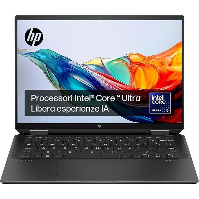 HP Spectre X360 14 OLED 2 8K 120Hz AI RAM 16GB SSD 1TB Black