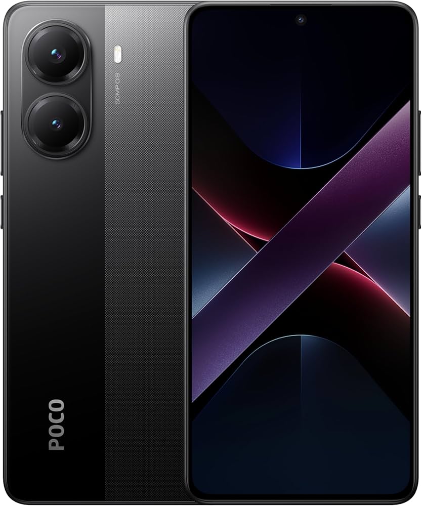 Poco X7 Pro 5G Smartphone – 6.7" Display, 8GB RAM, 256GB Storage, 64MP Camera, Black
