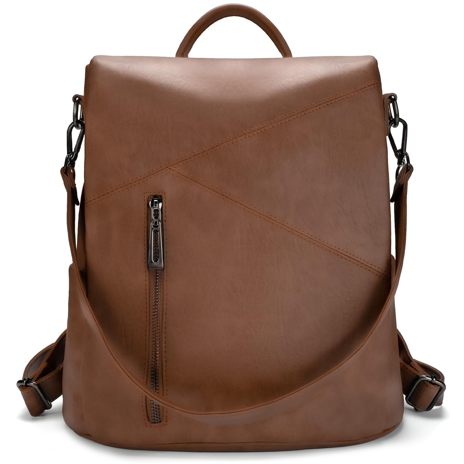 molshine Zaino antifurto in pelle vegana, Zaino da viaggio moda casual Borsa a tracolla Borse da donna per donna Grils HB041