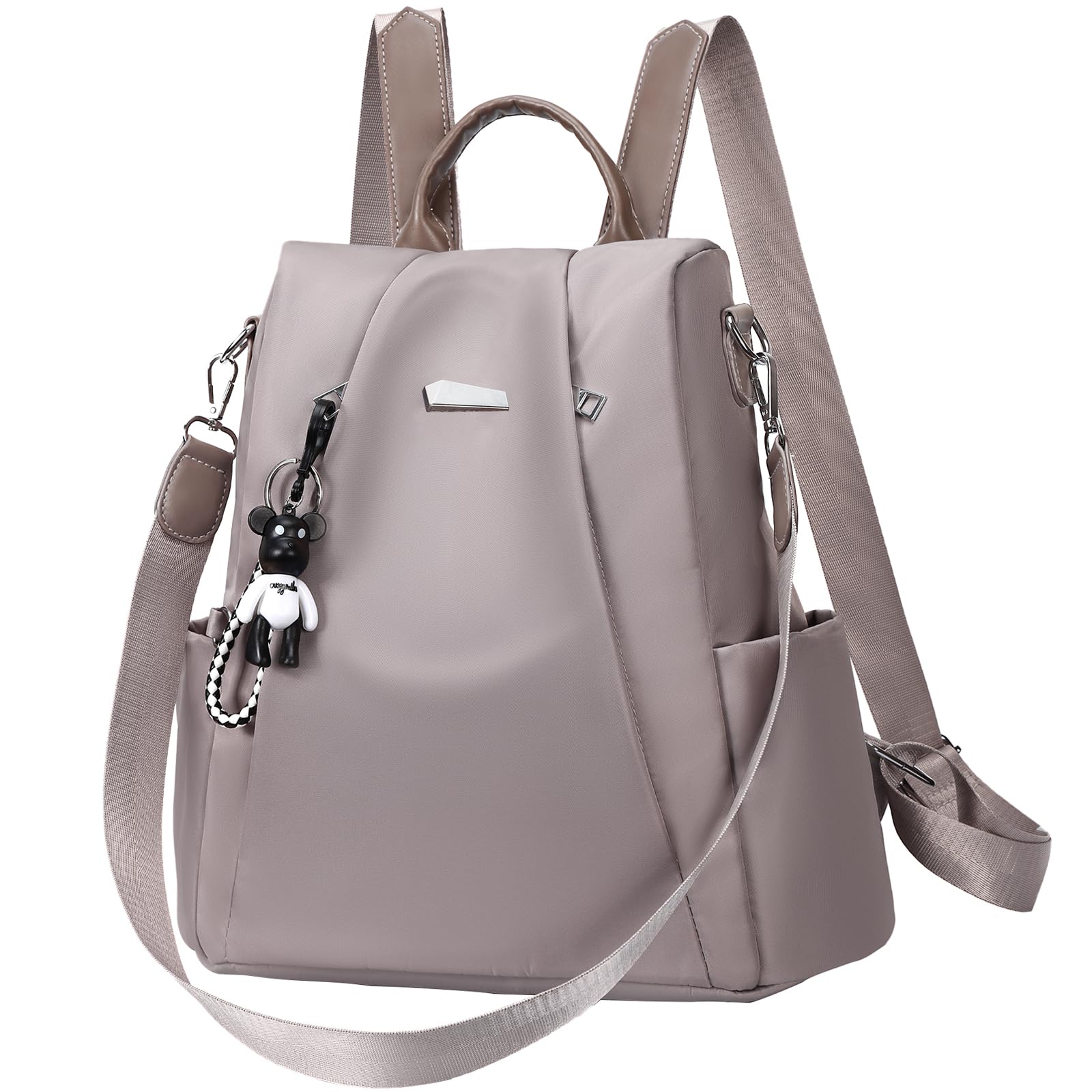 Eshow Zaino Da Donna Antifurto, Zainetto Multifunzionale, Borsa Casual ed Moda per Viaggio, Scuola, Lavoro, Shopping, Visite e Università