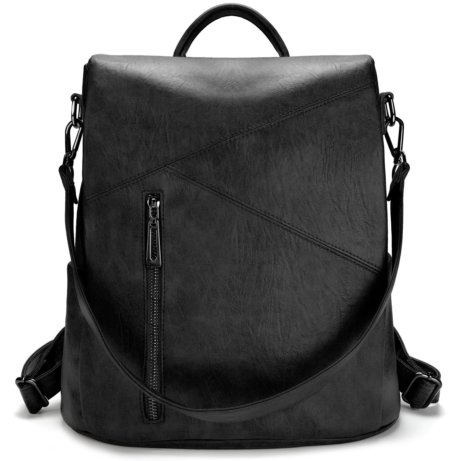molshine Zaino antifurto in pelle vegana, Zaino da viaggio moda casual Borsa a tracolla Borse da donna per donna Grils HB041