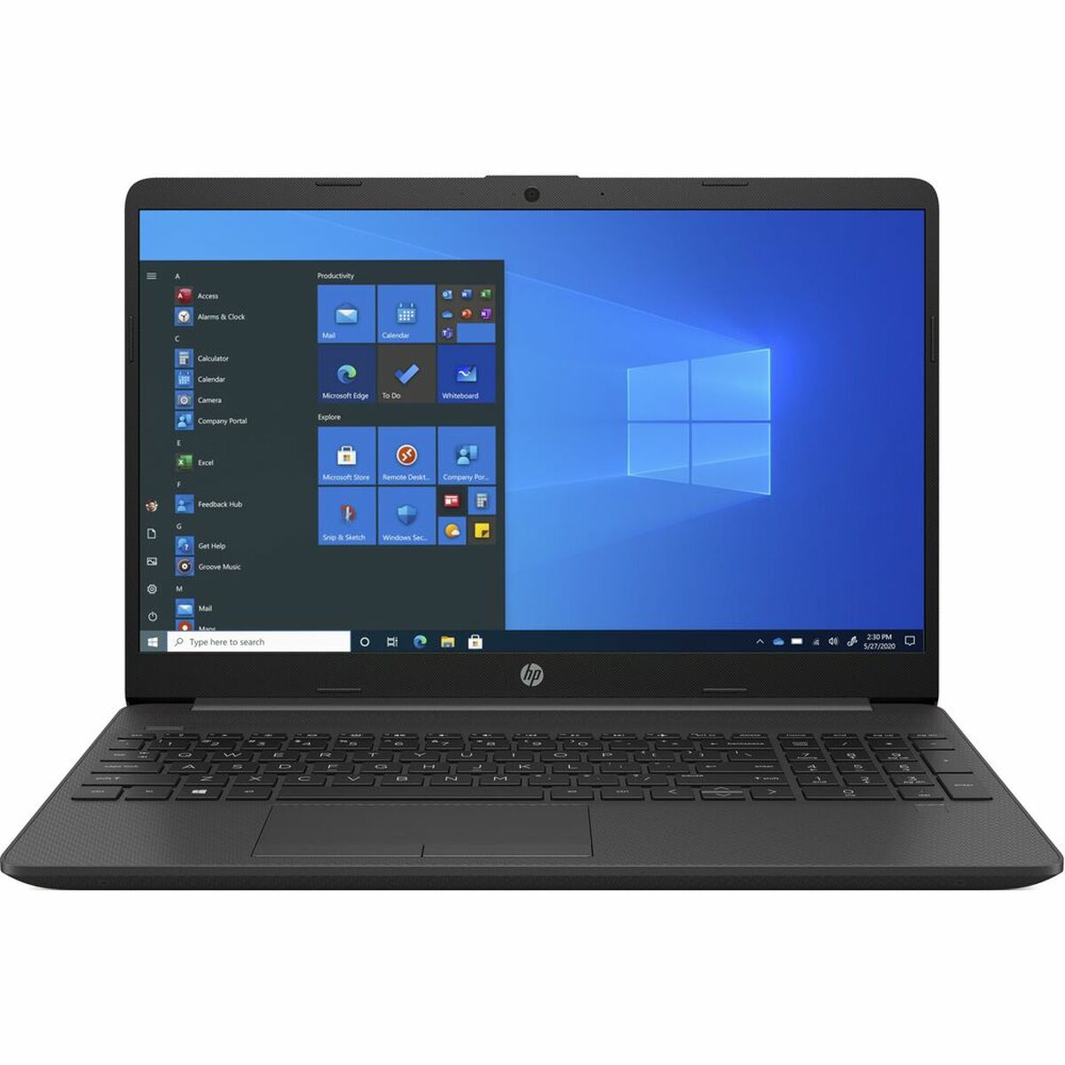 HP 255 G8 Laptop – 15.6" HD, AMD 3020E, 8GB RAM, 256GB SSD, Wi-Fi AX, Windows 10 Home