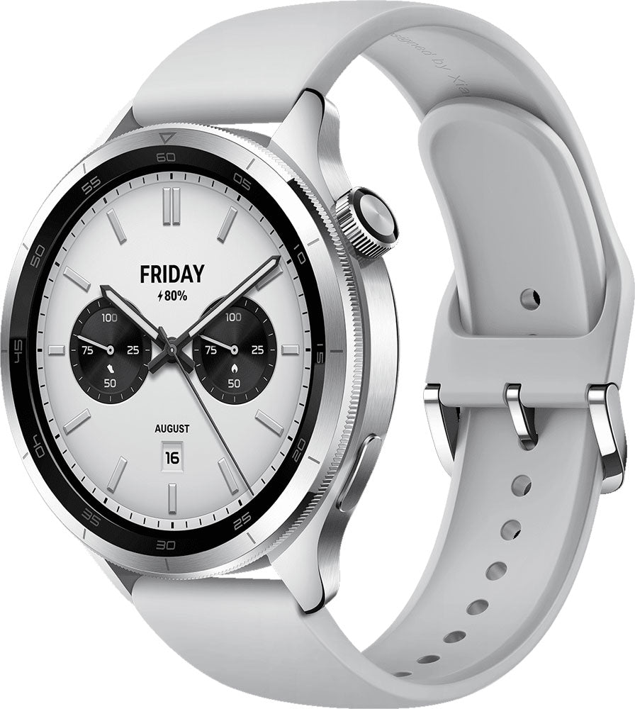 Xiaomi Watch S4 – Smartwatch con corona girevole, display AMOLED da 1,43", batteria da 15 giorni, oltre 150 modalità sportive, argento