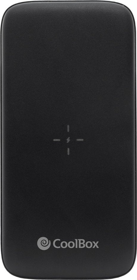 CoolBox COO-PB10KW-BK1 10000mAh 37Wh 10W Power Bank – Dual USB-A/USB-C – Black
