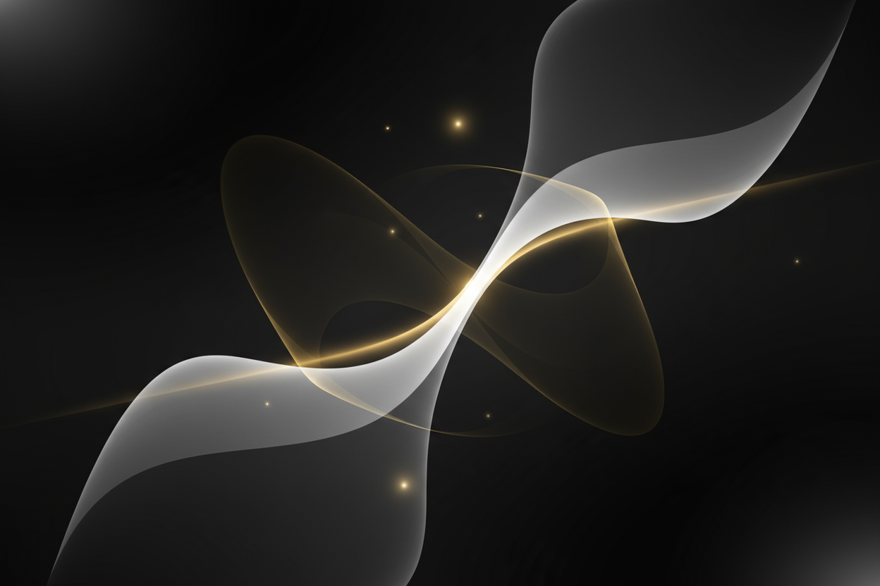 Crea un’immagine elegante e minimalista che rappresenti la libertà in stile TaoMark, con brand identity bianca, nera e oro DAA520.
Lo sfondo deve essere nero soft, con luci e riflessi sottili che evocano movimento e apertura.
Nessun testo o logo aggiuntivo, solo forme astratte o silhouette leggere che trasmettano equilibrio, innovazione e crescita personale.
L’atmosfera deve essere moderna, sofisticata e high-tech, adatta come sfondo istituzionale per il brand TaoMark.