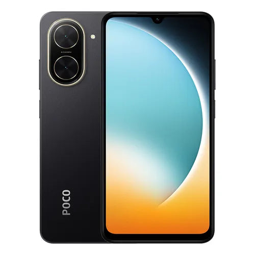 Xiaomi POCO C71 Smartphone – 6.88" HD+ Display, 4GB RAM 128GB Storage, Dual Camera 32MP+8MP, Black