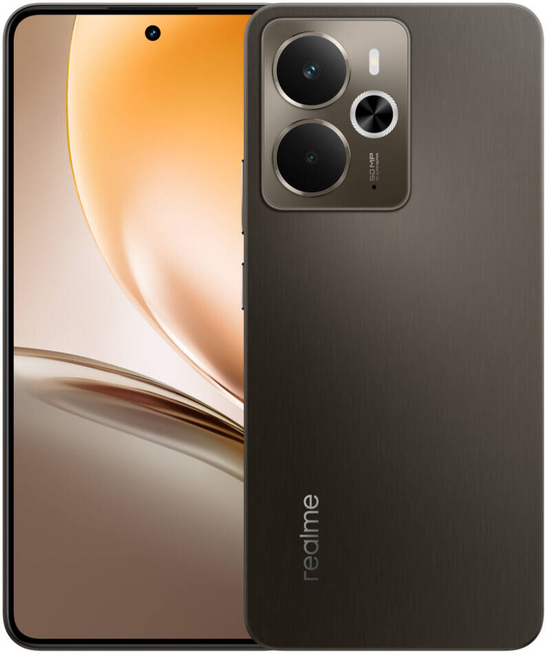 Realme 14 Smartphone – 6.67" AMOLED, 12GB RAM, 256GB Storage, 50MP OIS Camera, Storm Titanium
