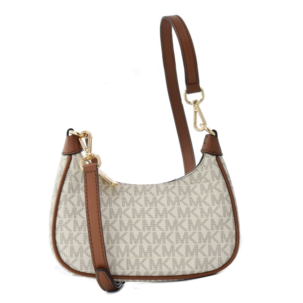 Borsa a mano da donna Michael Kors Cora Beige 19 x 15 x 6 cm