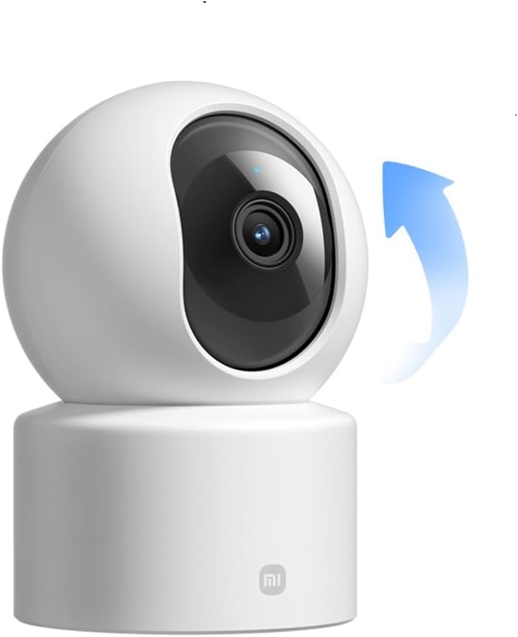 Xiaomi Smart Camera C301 (Videocamera di sorveglianza), risoluzione 2K, protezione privacy, visione notturna a colori, visione completa a 360°, rilvamento delle persone, audio bi-direzionale