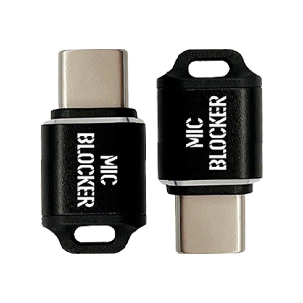 Protezione privacy USB C MIC Blockers per laptop, smartphone, tablet,