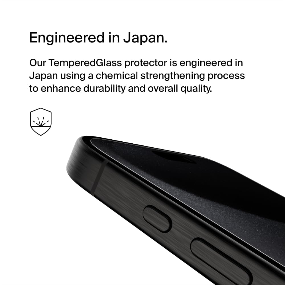 Belkin Screenforce Tempered GL. Privacy iPhone 15ProMax OVA150ZZ