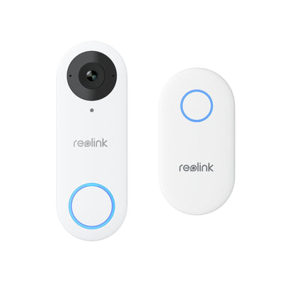 Reolink 5MP Videocitofono Wi-Fi 2,4/5 GHz con Chime, Rilevamento e Avvisi di Uomo, Video Campanello, Audio Bidirezionale, Visione Notturna a Infrarossi, Video Doorbell Supporta microSD e Cloud, Nero