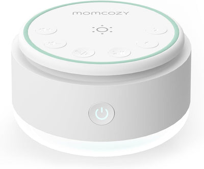 Momcozy Sound Machine - 20 Suoni Rilassanti & Luce Touch, Rumore Bianco Portatile per Bambini e Adulti con Timer del Sonno e Memoria | Compagna di Viaggio Perfetta & Must-Have per la Cameretta