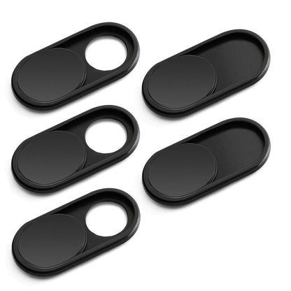 CloudValley Webcam Cover, 0.6mm Ultra-Sottile Metallo Copri Webcam Copertura per MacBook Pro* Air, iPad, Laptop, iMac, PC, Computer, Phone Accessori, 2 Pezzi Nero