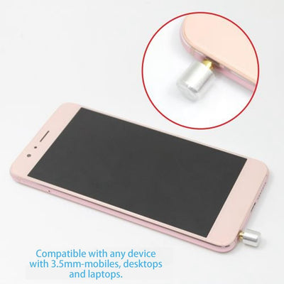 2 Pezzi 3,5 mm Mic Blocker - Dispositivo di Blocco del Suono per La Protezione della Privacy dei Dati e La Sicurezza del Microfono per Smartphone