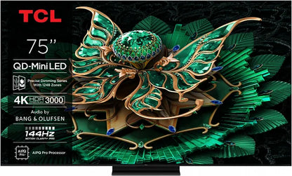 TCL Smart TV – 75" Mini-LED, 4K Ultra HD, Google TV