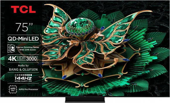 TCL Smart TV – 75" Mini-LED, 4K Ultra HD, Google TV