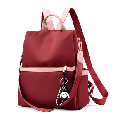 Aucuu Zaino Donna, Zaini Piccolo Antifurto da Donna, Piccoli zaini casual, Borsa da Scuola per Ragazze, Borsa a Zainetto Casual per Shopping Scuola Viaggio Lavoro
