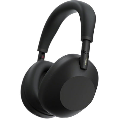 Cuffie wireless premium Sony WH-1000XM6 con cancellazione del rumore, audio ad alta risoluzione, massimo comfort, design pieghevole, custodia resistente, batteria da 30 ore, iOS e Android - Nero
