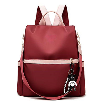 Aucuu Zaino Donna, Zaini Piccolo Antifurto da Donna, Piccoli zaini casual, Borsa da Scuola per Ragazze, Borsa a Zainetto Casual per Shopping Scuola Viaggio Lavoro