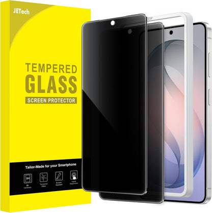 JETech Privacy Pellicola Protettiva per Samsung Galaxy S26, Anti-Spia Vetro Temperato Film con Strumento di Facile Installazione, Compatibile con ID Impronta, 2 Pezzi