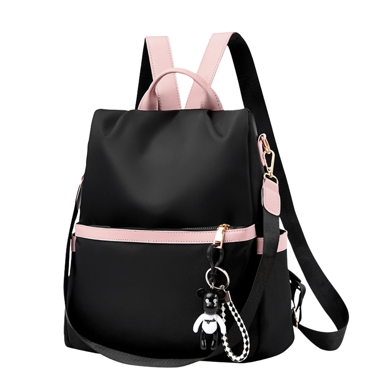 Aucuu Zaino Donna, Zaini Piccolo Antifurto da Donna, Piccoli zaini casual, Borsa da Scuola per Ragazze, Borsa a Zainetto Casual per Shopping Scuola Viaggio Lavoro