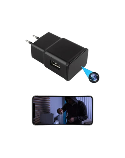 SHMIZZ Mini Telecamera Nascosta, 1080P USB Caricatore WiFi Microcamere Videocamere Nascosta di Sorveglianza Interna - Nessuna Luce Durante La Registrazione - Rilevamento Del Movimento