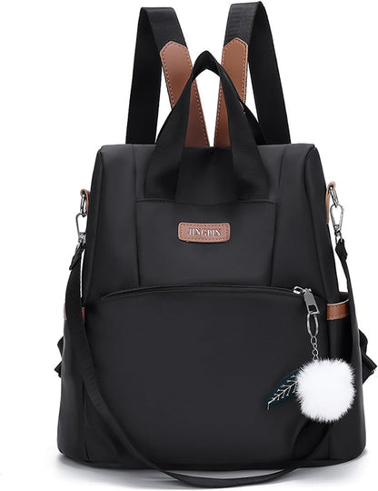 Aucuu Zaino Donna, Zaini Piccolo Antifurto da Donna, Piccoli zaini casual, Borsa da Scuola per Ragazze, Borsa a Zainetto Casual per Shopping Scuola Viaggio Lavoro