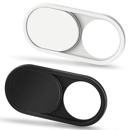 CloudValley Webcam Cover, 0.6mm Ultra-Sottile Metallo Copri Webcam Copertura per MacBook Pro* Air, iPad, Laptop, iMac, PC, Computer, Phone Accessori, 2 Pezzi Nero