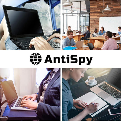 14.0" AntiSpy – Filtro Privacy per schermo portatile – Pellicola per monitor Laptop – Protezione di luce per gli occhi - Filtri Privacy per notebook - Atacco rapido – Accessori o adesivi per computer