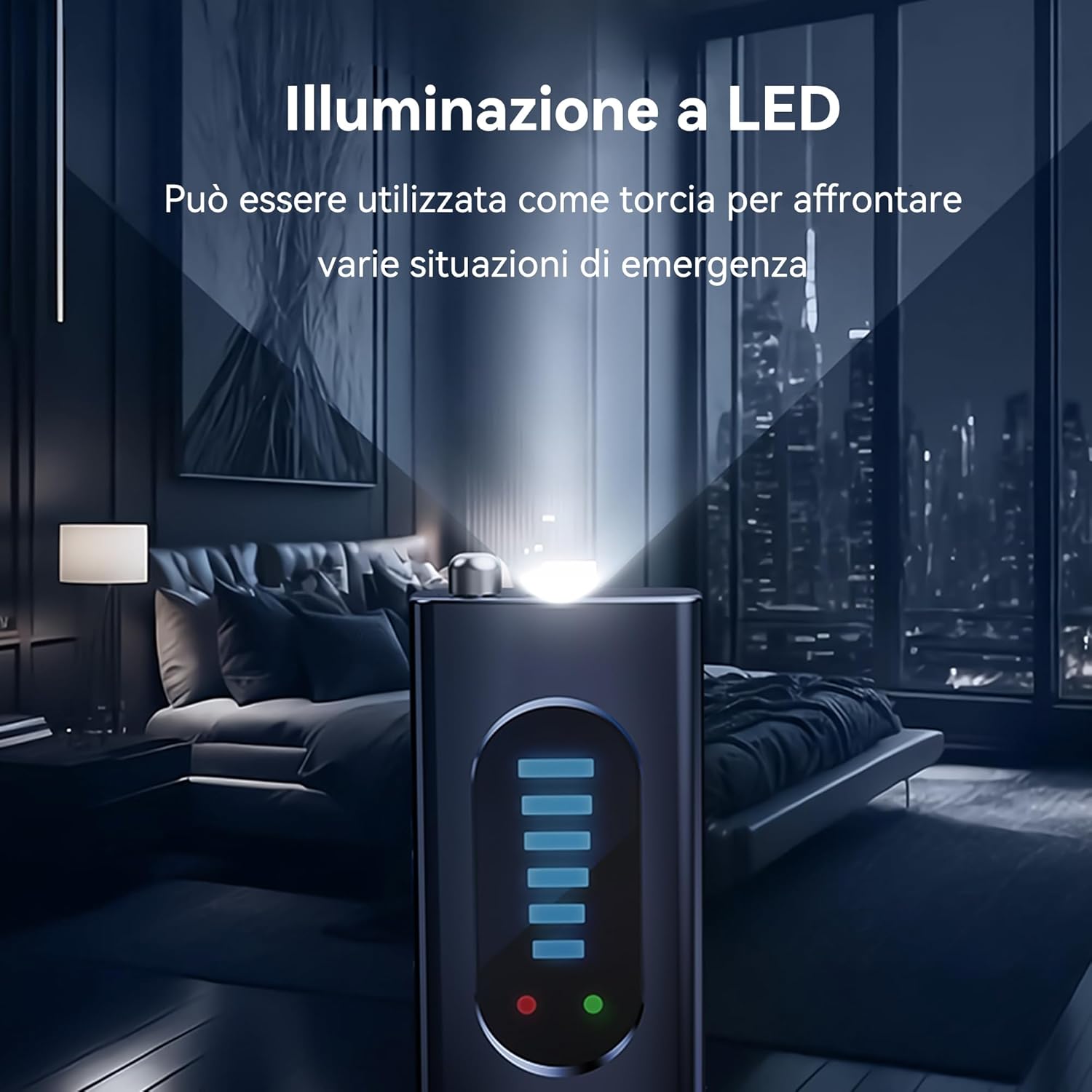 Rilevatore Microspie Professionale - Rilevatore Cimici e Microspie con Scansione GPS, Telecamere Nascoste e Dispositivi per Casa, Hotel, Ufficio | Sicurezza Antispia