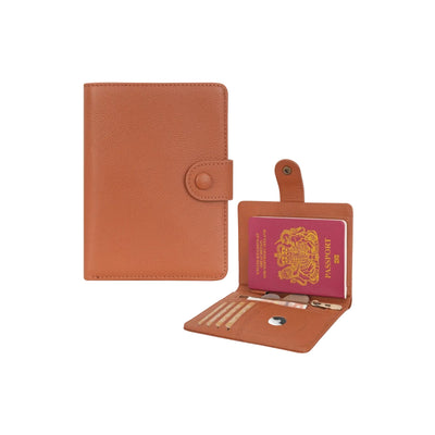 WASON Porta Passaporto in Vera Pelle con RFID, Portafoglio da Viaggio, Scomparti Carte, Tasca Contanti, Portamonete, Slot Tracker, Organizzatore Biglietti Aerei per Uomo e Donna(Zwart)