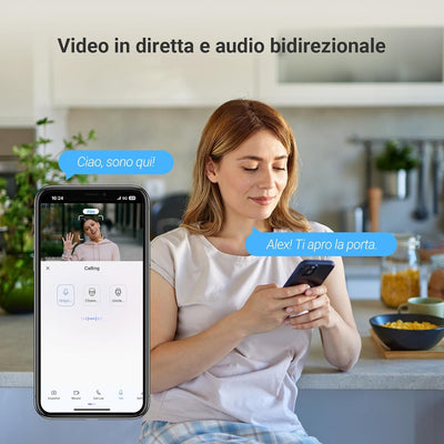 EZVIZ EP4 Spioncino Digitale WiFi 4K con Schermo Touch da 5,5", Batteria 7100mAh, Riconoscimento Facciale AI, Audio Bidirezionale, Visione Notturna, Rilevamento PIR, Supporta MicroSD 512GB, Oro