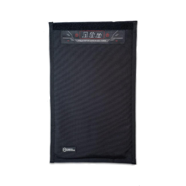 Mission Darkness Non-Window Faraday Bag for Tablets // Device Shielding for Law Enforcement, Military, Executive Privacy, EMP Protection, Travel & Data Security, Anti-hacking & Anti-tracking Assurance