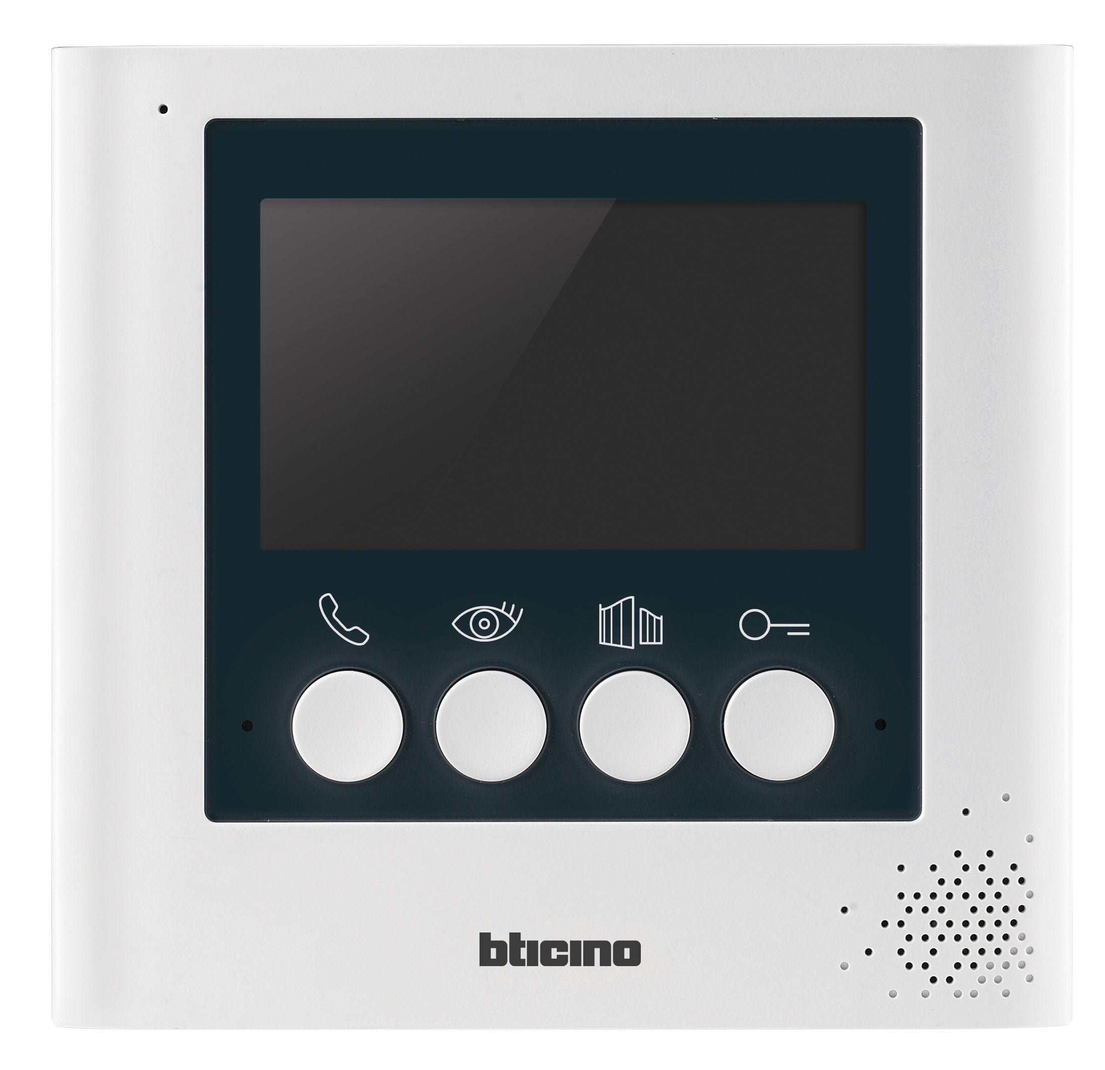 BTICINO 317913 Videocitofono Easykit Essential, Kit Monofamiliare Espandibile, Plug-In 2 Fili, Monitor 7" a Colori, Vivavoce, Visione Notturna, Audio Bidirezionale, Pulsantiera Esterna con Telecamera