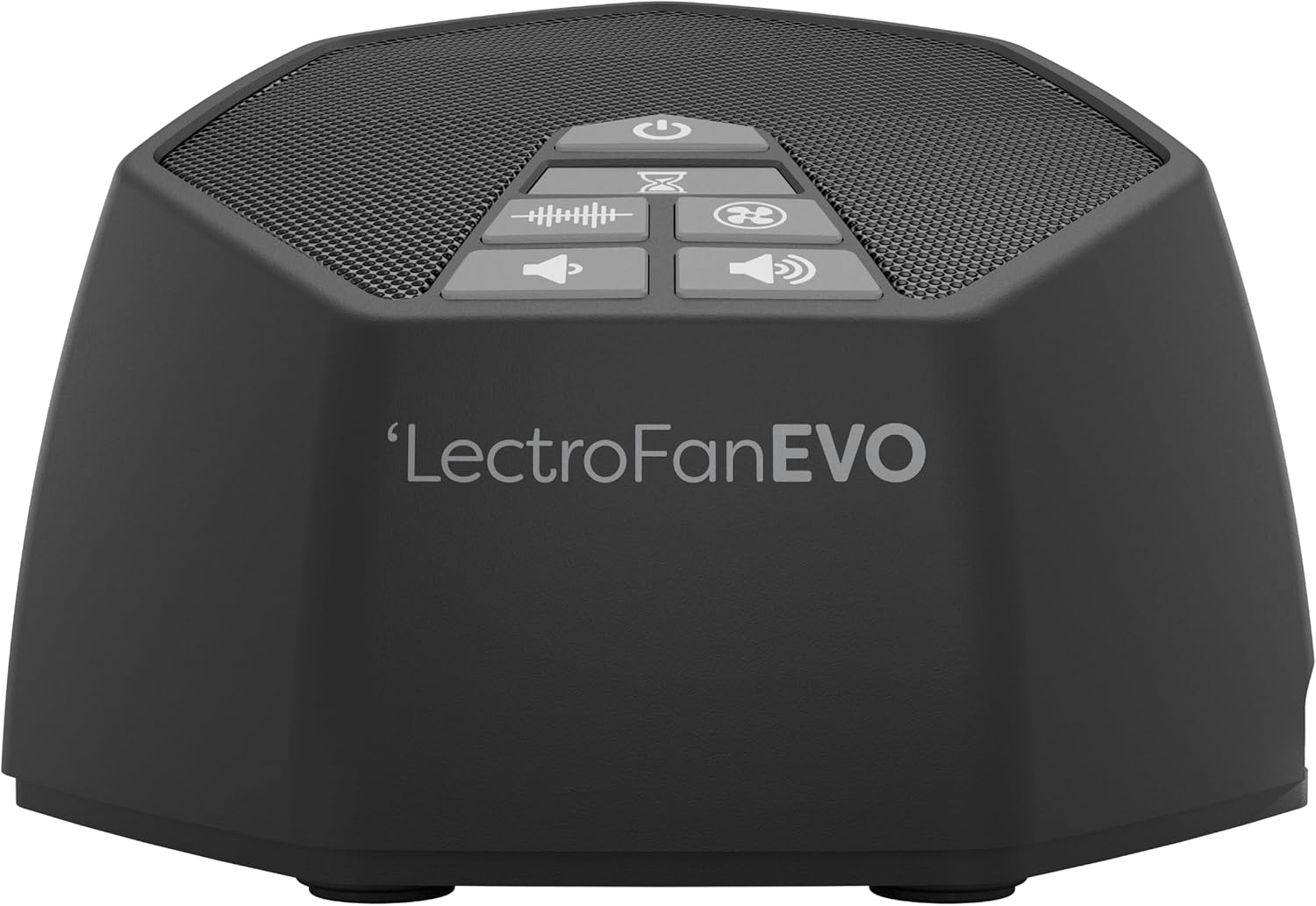 LectroFan Evo ASM1020-WK Máquina de Ruido Blanco con 22 Sonidos Únicos de Ventiladores,Temporizador de Sueño,Modelo Internacional con Adaptadores para EE.UU, EU, el resto de Europa (Nero)