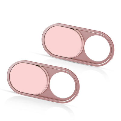 CloudValley Webcam Cover, 0.6mm Ultra-Sottile Metallo Copri Webcam Copertura per MacBook Pro* Air, iPad, Laptop, iMac, PC, Computer, Phone Accessori, 2 Pezzi Nero