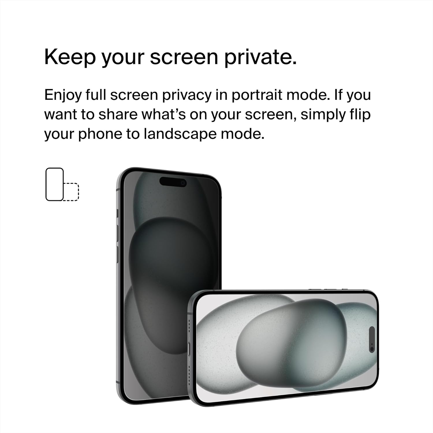 Belkin Screenforce Tempered GL. Privacy iPhone 15 Plus/14 ProMax