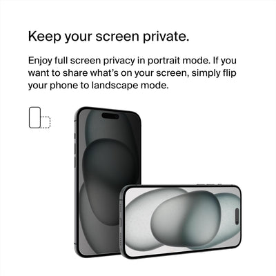 Belkin Screenforce Tempered GL. Privacy iPhone 15 Plus/14 ProMax