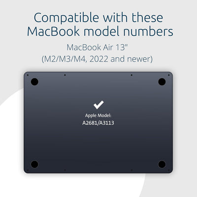 Kensington MagPro Elite Filtro per la Privacy Compatibile con MacBook Air M2 2022 da 13.6", Riversibile con Lato Opaco e Lato Lucido, Antiriflesso, Ultrasottile e Anti Luce Blu (K58374WW)