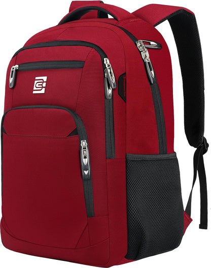 Volher Laptop Backpack,Business Travel Anti Theft Slim Durable Laptops Backpack,Water Resistant College Computer Bag for Women & Men Fits 15.6 Inch Laptop and Notebook - Black