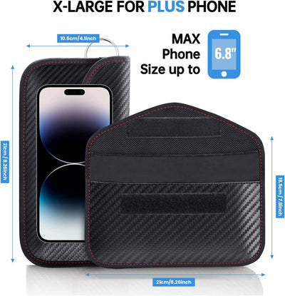 Samfolk Faraday Custodia Per Telefoni E Chiavi Dell'automobile, Anti-tracciamento, RFID, Con Segnale Bloccaggio