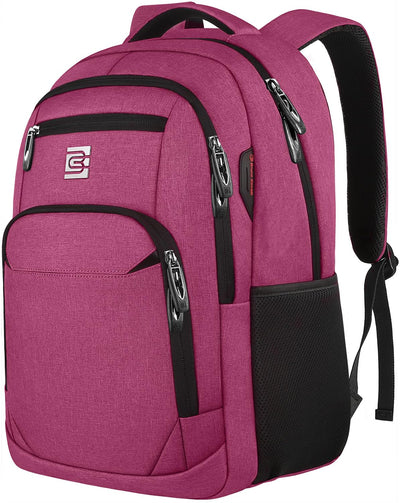 Volher Laptop Backpack,Business Travel Anti Theft Slim Durable Laptops Backpack,Water Resistant College Computer Bag for Women & Men Fits 15.6 Inch Laptop and Notebook - Black