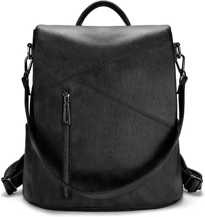 molshine Zaino antifurto in pelle vegana, Zaino da viaggio moda casual Borsa a tracolla Borse da donna per donna Grils HB041