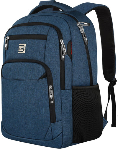 Volher Laptop Backpack,Business Travel Anti Theft Slim Durable Laptops Backpack,Water Resistant College Computer Bag for Women & Men Fits 15.6 Inch Laptop and Notebook - Black