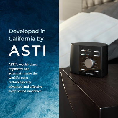 Sound+Sleep Alta Affidabilità del sonno Macchina del suono ad alta fedeltà con veri suoni naturali senza interruzione del flusso, suoni di ventole, rumore bianco e tecnologia audio adattiva.